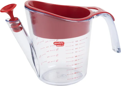 GoodCook Separador de grasa diario para cocinar, separador resistente al calor de 2 tazas con boquilla de vertido, separador de grasa de liberación