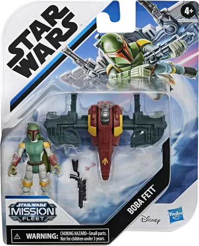 Miniatura 2 de STAR WARS Mission Fleet Gear Class Boba Fett Capture in the Clouds - Figura y vehículo a escala de 2.5 pulgadas, juguetes para niños a partir de 4