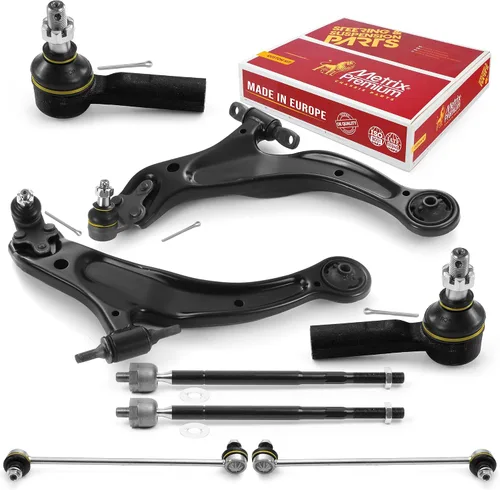 Miniatura 95 de Metrix Premium Chassis Parts - Kit de suspensión delantera de 10 piezas para BMW X5 2007-2013, BMW X6 2008-2014, reemplazo, fabricado en Europa