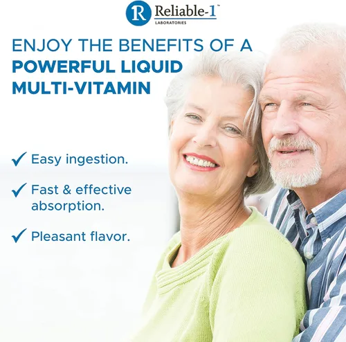 Miniatura 6 de Reliable-1 Laboratories Multi-Vite Multivitamínico líquido para adultos Vitaminas líquidas Suplemento antioxidante para inmunidad, metabolismo