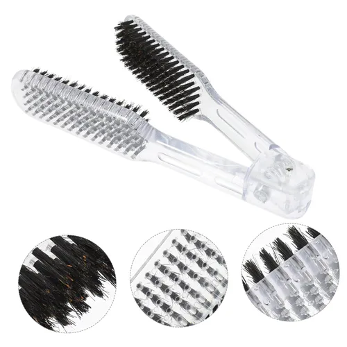 Miniatura 3 de Cepillo de pinza para alisar el cabello Pinza para el cabello Cepillo de doble cara alisador de doble cara cepillo alisador de pelo Peine