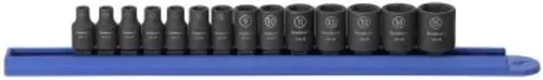 Miniatura 4 de GEARWRENCH 84931N - Juego de conectores de impacto estándar de 12 piezas, 1/2" de 6 puntos, SAE