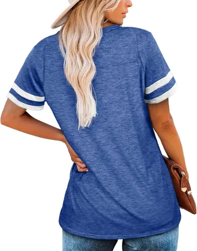 Miniatura 4 de Grace's Secret Womens Tops Summer Clothes Shirts for Women Casual Short Sleeve Fashion Blouses Trendy Tunic Tops