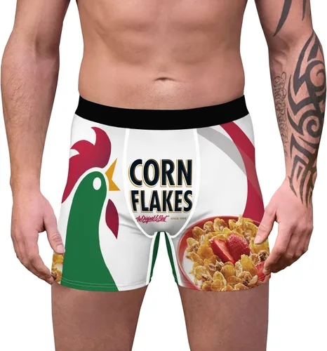 Miniatura 5 de Azuki Calzoncillos tipo bóxer para hombre, diseño digital 3D, cómodos, divertidos, divertidos, regalos de broma, ropa interior de Navidad