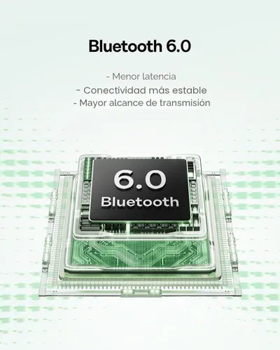Miniatura 7 de Baseus Bass BP1 NC - Auriculares inalámbricos híbridos con cancelación activa de ruido, controlador Super-Bass de 12mm, 41 horas de reproducción