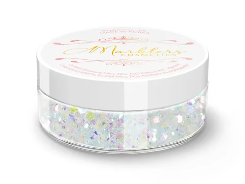 Miniatura 84 de MARBLERS Brillantina de forma gruesa de grado cosmético [estrella] 0.11 onzas (0.11 oz) Escamas No tóxica Vegana Libre de crueldad animal