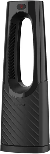 Lasko - Calentador oscilante sin aspas de torre de cerámica para el hogar con seguridad mejorada, termostato ajustable, temporizador y control