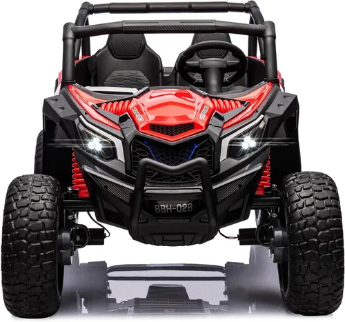 Miniatura 11 de MOLACHI juguetes de paseo de 24 V para niños grandes, UTV eléctrico para niños de 4 ruedas con ruedas EVA, vehículos de control remoto para niños