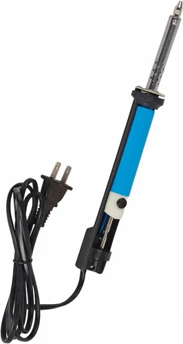 Miniatura 3 de Aramox 30W 2 en 1 Soldador eléctrico y bomba de desoldadura, herramienta de reparación de aleación de aluminio con protección a tierra