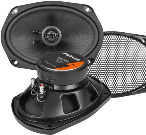 PRV AUDIO Altavoces coaxiales de 2 vías para automóvil de 6 x 9 pulgadas, 200 vatios por par, 4 ohmios RS69-CX, altavoz premium de neodimio