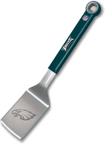 Miniatura 8 de YouTheFan NFL - Espátula para barbacoa de acero inoxidable con abrebotellas