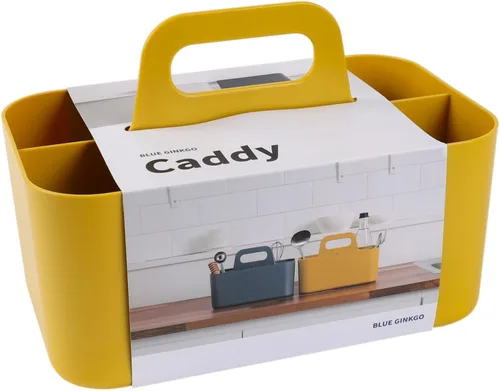 Miniatura 24 de BLUE GINKGO - Organizador apilable pequeño para baño, oficina, manualidades o suministros escolares, transportador portátil hecho en Corea Azul