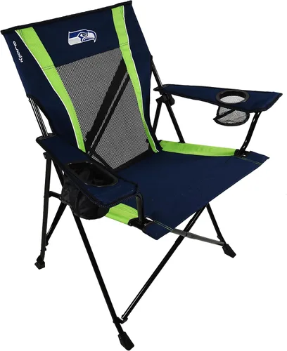 Miniatura 19 de Kijaro Dual Lock Pro, Silla plegable para fanáticos de deportes, 26" L x 35.5" W x 37" H, Carolina Panthers