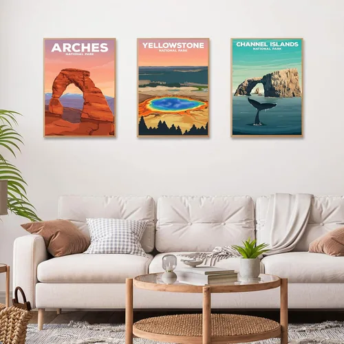 Miniatura 8 de Okarina Paquete de 6 pinturas por números para adultos principiantes, kits de pintura por números para adultos en lienzo sin marco, kits de pintura