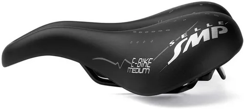 Miniatura 2 de SMP - Sillín de bicicleta eléctrica unisex, color negro, mediano