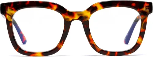 ZÉRO D Gafas de luz azul Sqaure AU003 - Gafas de luz azul de gran tamaño para hombres y mujeres, gafas de bloqueo de luz azul grande