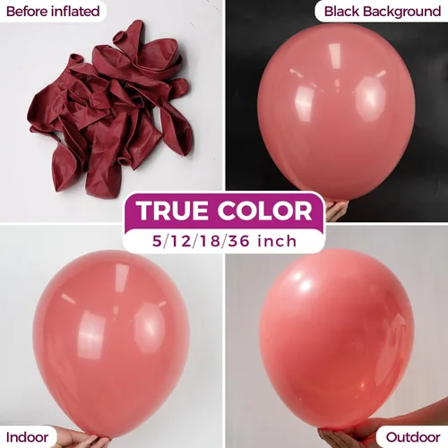 Miniatura 149 de Bezente - Globos de 5 pulgadas de látex redondos pequeños para revelación de género, despedidas de soltera, cumpleaños, bodas y aniversarios, aptos