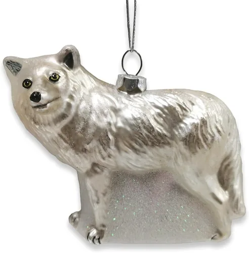 Miniatura 8 de Adorable adorno de gato atigrado con sombrero de Papá Noel, decoraciones navideñas perfectas para los amantes de los gatos, cristal hecho a mano