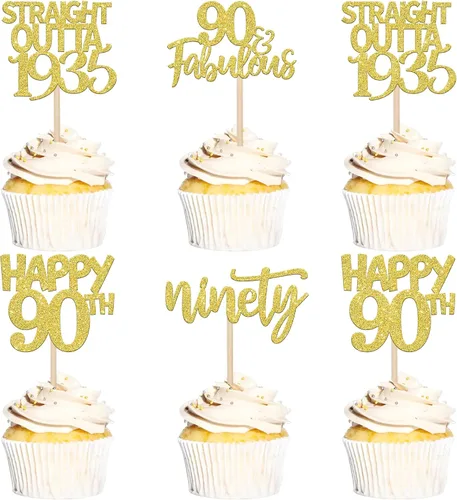 Miniatura 16 de Paquete de 24 adornos para cupcakes Straight Outta 2012 Happy 13th Birthday Thireen Awesome Since 2012, 13 fabulosas decoraciones para tartas