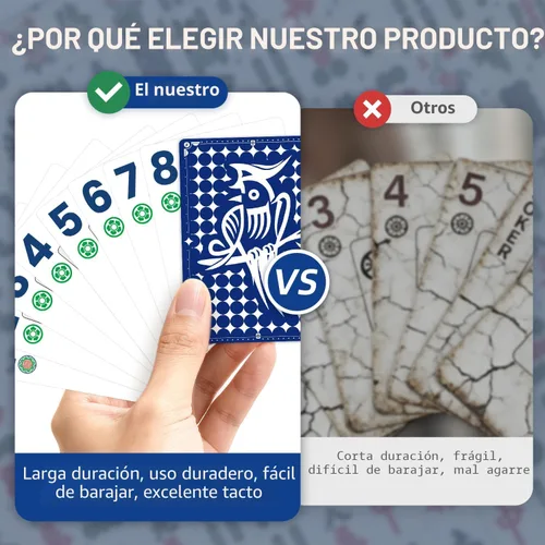Miniatura 4 de 166 cartas Mahjong - Material de PVC impermeable y antideslizante, fuente grande para una fácil lectura, duradero y portátil, ideal