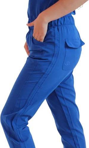 Miniatura 14 de Conjunto de 7 bolsillos Tali & Maya de enfermería para mujer, conjunto de uniforme médico diario para mujer, 3 bolsillos, parte superior, 4