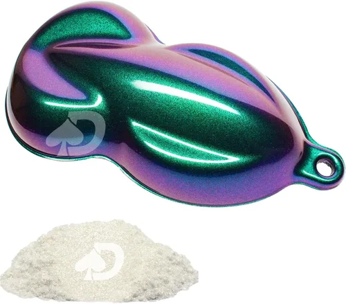 Miniatura 26 de 0.18 oz Arson SuperShift Pearl Polvo de mica camaleón intenso Pigmento de cambio de color para pintura Pigmento camaleón para pintura Polvo