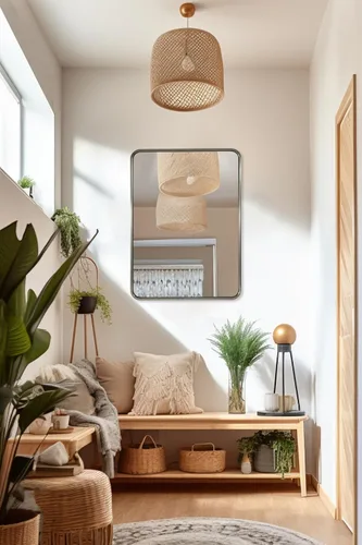 Miniatura 9 de ANDY STAR Espejo de Baño Cromado, 22x30'' Rectángulo Redondeado Espejo de Níquel Pulido para Tocador, SUS304-Anti-Óxido, Montado en Pared Cromo