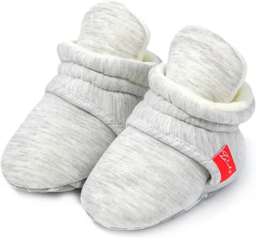 Miniatura 6 de SOFMUO Pantuflas unisex para bebé, niña, niño, ligeras, antideslizantes, para interiores, zapatos de casa, botines para niños pequeños
