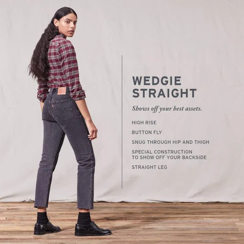 Miniatura 4 de Levi's Women's Wedgie Straight Jeans