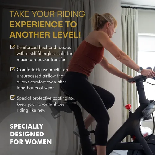 Miniatura 3 de Tommaso Pista - Tenis para bicicleta de carretera para mujer compatible con Dual Cleat