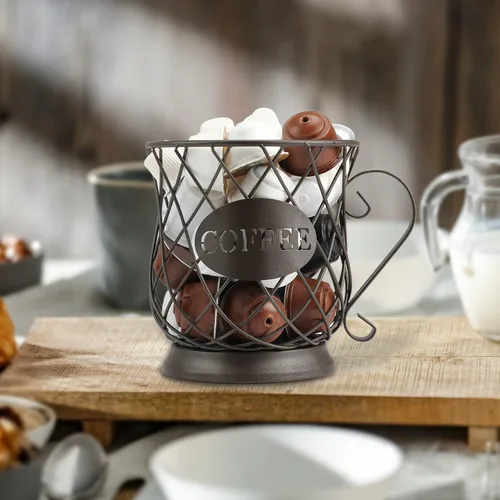 Miniatura 6 de TreeLen Soporte para tazas de café K, organizador de almacenamiento de cápsulas K, soporte para tazas Keurig para encimeras, soportes Kcup