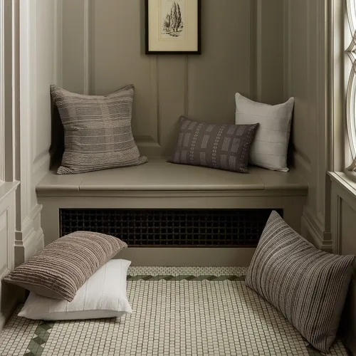 Miniatura 2 de Loloi Jean Stoffer x William Collection PJS0007 - Funda con almohada de plumón (13 x 21 pulgadas), color gris