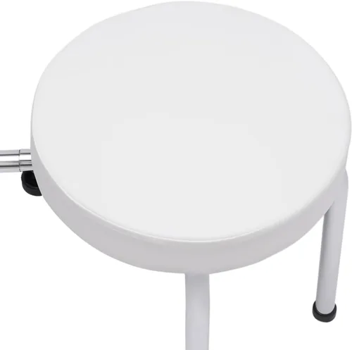 Miniatura 8 de Taburete de pedicura, reposapiés ajustable, almohadilla de PVC, soporte para pedicura, soporte para pies de pedicura, tecnología de uñas, spa, salón