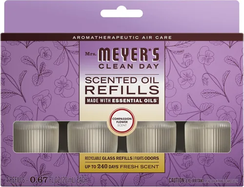 Miniatura 14 de MRS. MEYER'S Clean Day - Difusor de aceite perfumado premium, ambientador de pared enchufable, dispositivo de aroma aromatéutico para el hogar