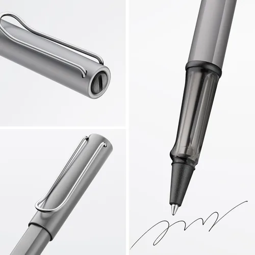 Miniatura 2 de Lamy AL-star grafito - Bolígrafo roller con agarre transparente y ergonómico y ancho de línea M - cuerpo de aluminio ligero - incluye recambio