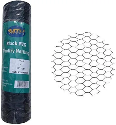 Miniatura 8 de MTB/Malla hexagonal de PVC para aves de corral, malla de 1 pulgada de abertura de calibre 20 - de 12/18/24/36/48 pulgadas de ancho por 25/50/150