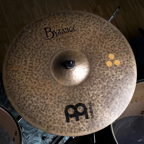 Miniatura 8 de Byzance Dark 21" Double Down Crash-Ride, Matt Halpern Signature - Fabricado en Turquía - Bronce B20 martillado a mano, 2 años de garantía
