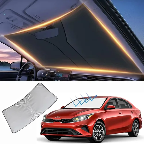 Miniatura 23 de Parasol para parabrisas delantero, protector de visera, accesorios para automóvil
