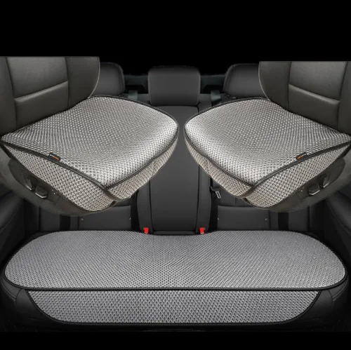 Miniatura 13 de Auto Newer Fundas universales transpirables de asiento de automóvil para las cuatro estaciones, cojines de asiento de automóvil de lujo, protectores