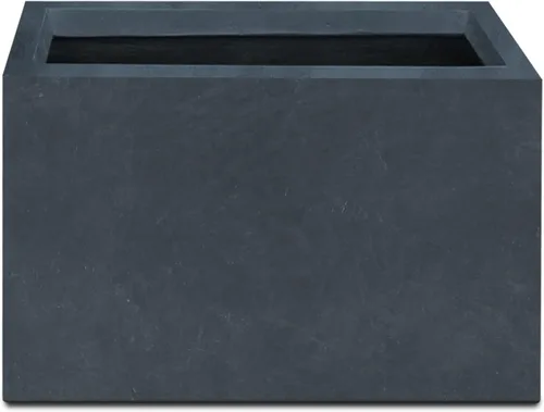 Miniatura 12 de Kante Macetero rectangular de hormigón de 23.2 pulgadas de largo, macetas grandes para interiores y exteriores con orificio de drenaje y tapón