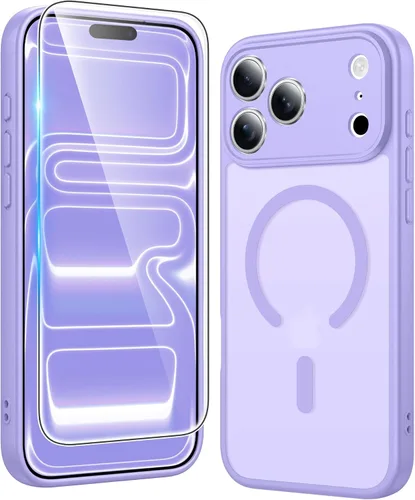 Miniatura 334 de FNTCASE Funda para iPhone 13 Pro-Max: Fundas magnéticas transparentes compatibles con Magsafe Slim anti amarillamiento protección contra caídas