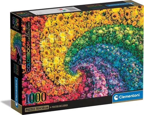 Clementoni | Puzzle de 1000 piezas de la colección ColorBoom para niños a partir de 10 años | 27.6 x 19.7 in | Impresión de alta definición |