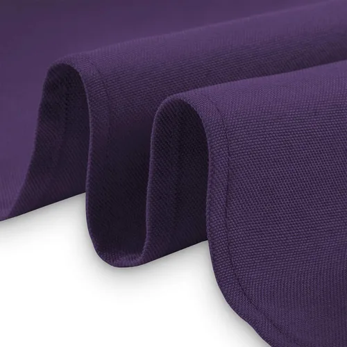 Miniatura 3 de Lann's Linens - Mantel rectangular de tela de poliéster de primera calidad para bodas, banquetes y restaurantes Morado