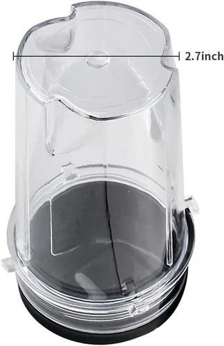 Miniatura 5 de Anbige Piezas de repuesto, 2 tazas de 12 onzas con tapas, compatibles con licuadoras Ninja BL770 BL660 BL810 QB3000 All Pro 4 Tabs