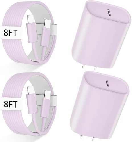 Miniatura 22 de Cargador para iPhone 17, 16, 15 Pro Max, cable largo USB C de carga rápida de 10 pies para Apple iPhone Block, con cargadores PD iPhone 17 de 20 W