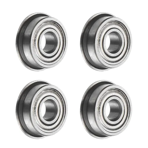 Miniatura 33 de uxcell Rodamiento de bolitas con bridas F683ZZ, 20pcs 0.118x0.276x0.118 in Acero cromado doble blindado ABEC1 cojinetes de brida
