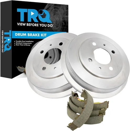 Miniatura 34 de Kit de tambor de freno y zapata ABS trasero TRQ Compatible con Subaru Forester Impreza