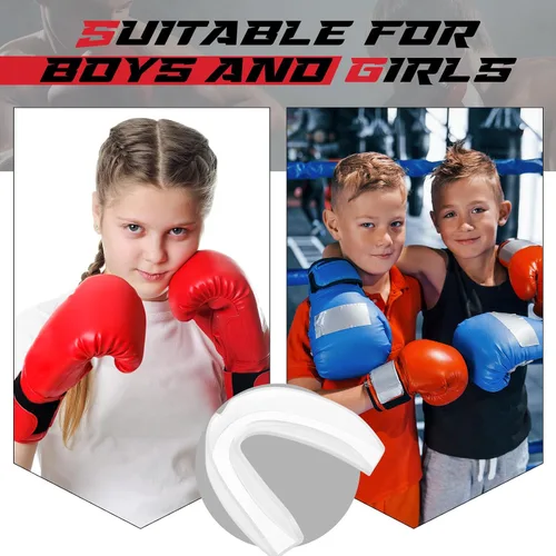 Miniatura 5 de BBTO 20 piezas de protector bucal deportivo para boxeo, protección bucal, boquilla atlética para fútbol, baloncesto, hockey, karate, rugby partido