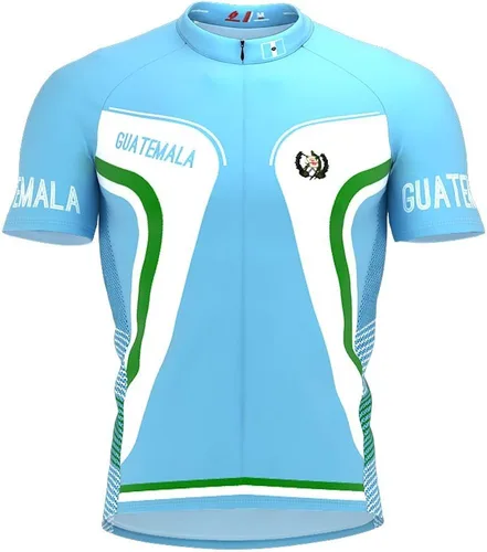 Miniatura 2 de ScudoPro Guatemala - Maillot de ciclismo de manga corta con cremallera completa para hombre