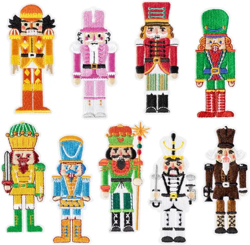 Miniatura 14 de 9 piezas de parches para planchar de regreso a la escuela coloridos ABC lápiz autobús escolar para coser reparación bordado aplicación DIY